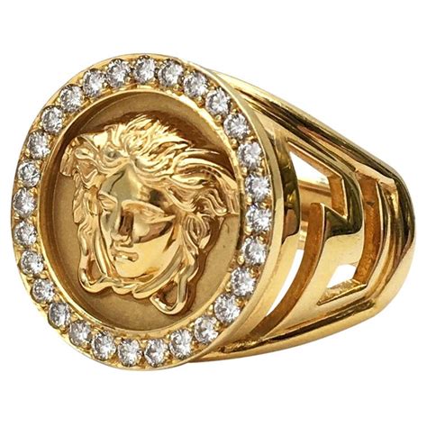 gianni versace medusa ring|versace medusa ring men.